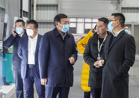 邵陽市委副書記、市長華學(xué)健到企視察